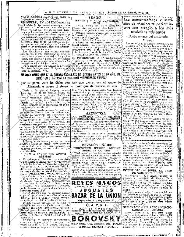 ABC MADRID 05-01-1953 página 22