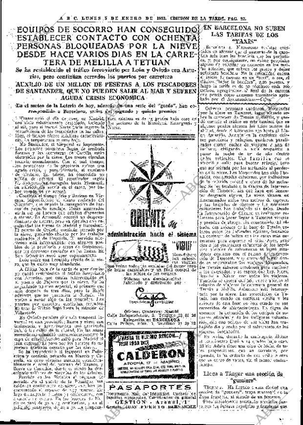 ABC MADRID 05-01-1953 página 23