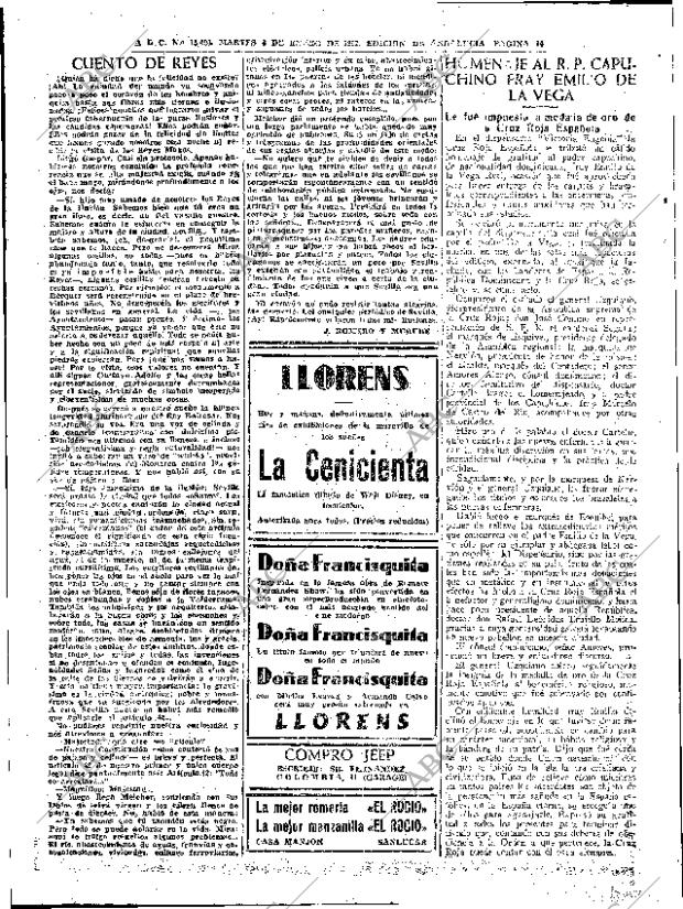 ABC SEVILLA 06-01-1953 página 14