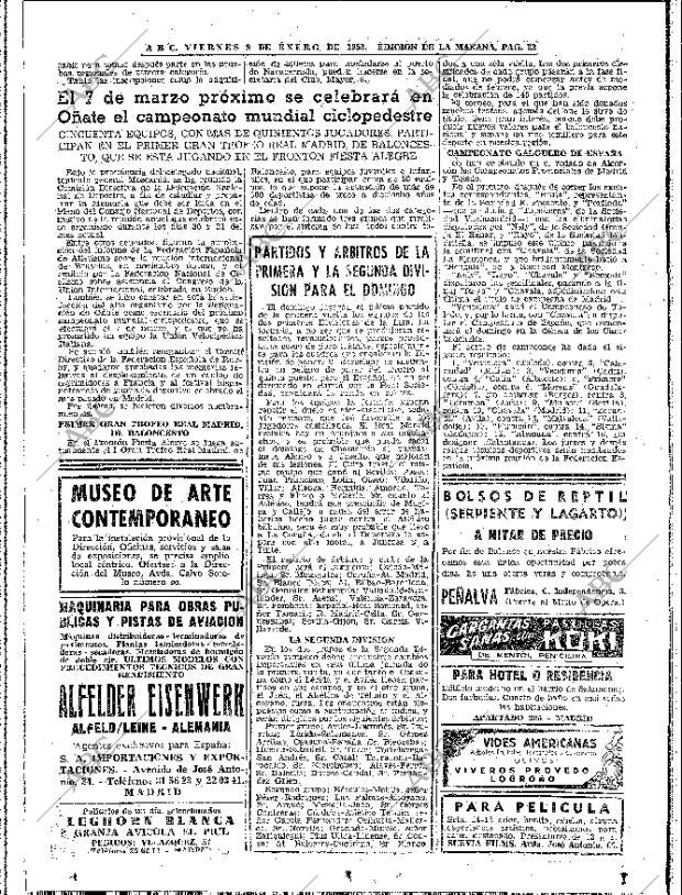 ABC MADRID 09-01-1953 página 22