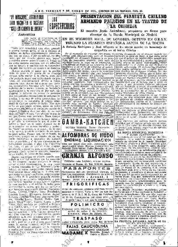 ABC MADRID 09-01-1953 página 23