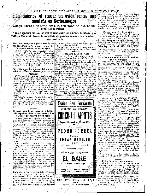 ABC SEVILLA 09-01-1953 página 17
