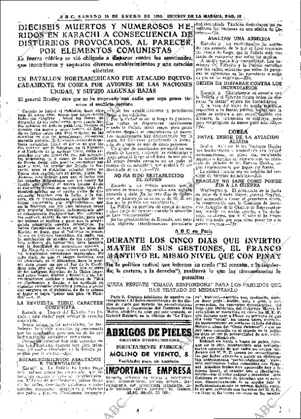 ABC MADRID 10-01-1953 página 13