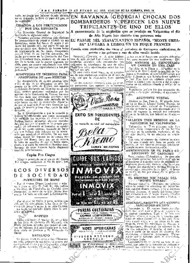 ABC MADRID 10-01-1953 página 21