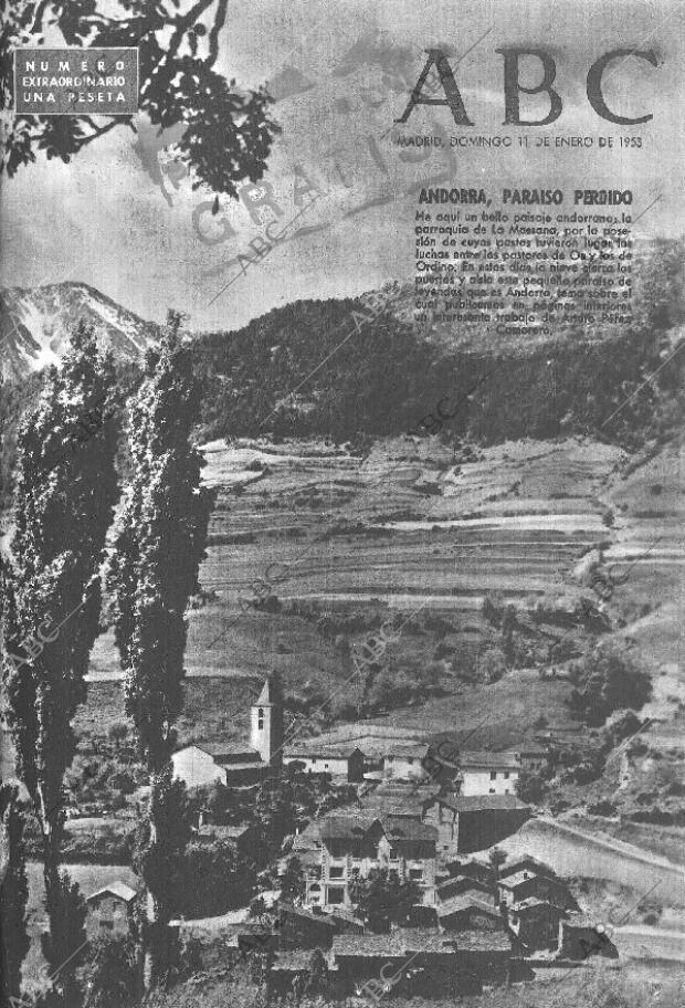 ABC MADRID 11-01-1953 página 1