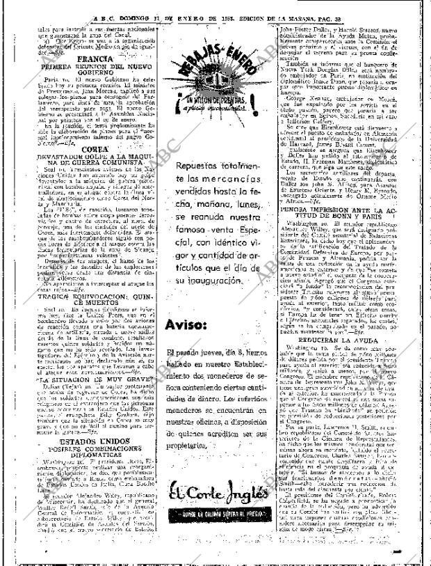 ABC MADRID 11-01-1953 página 38