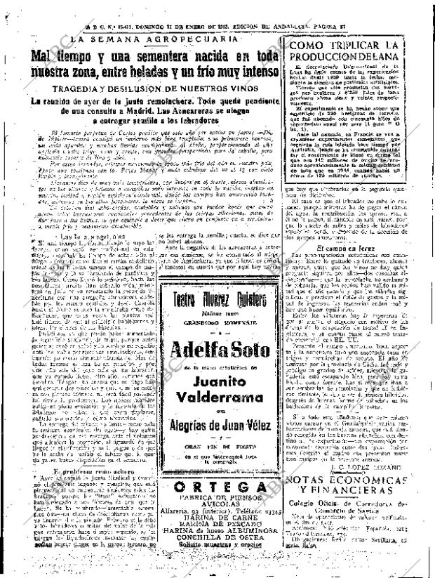 ABC SEVILLA 11-01-1953 página 27