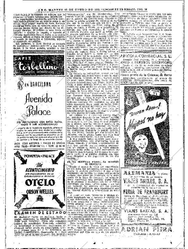 ABC MADRID 13-01-1953 página 24