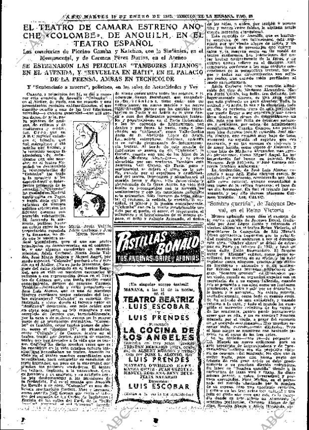 ABC MADRID 13-01-1953 página 29