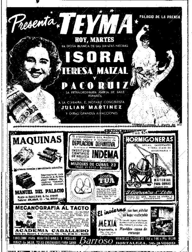 ABC MADRID 13-01-1953 página 4