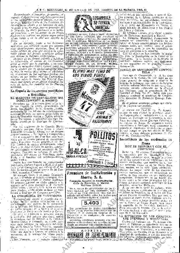 ABC MADRID 14-01-1953 página 11