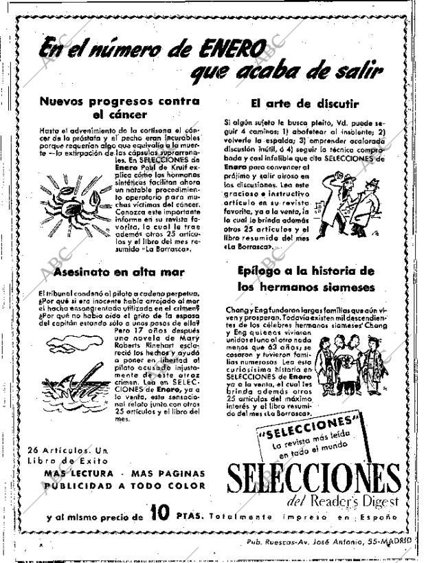 ABC MADRID 14-01-1953 página 2