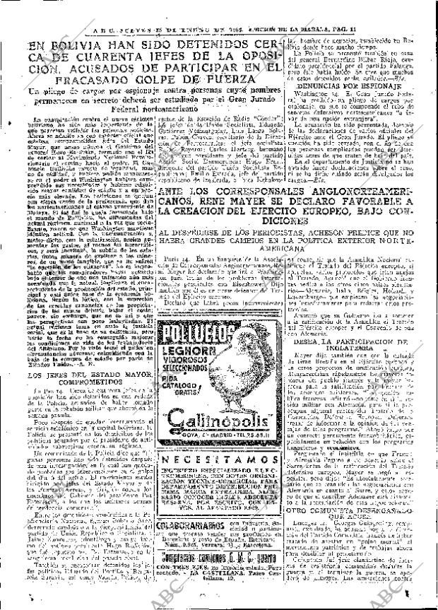 ABC MADRID 15-01-1953 página 11