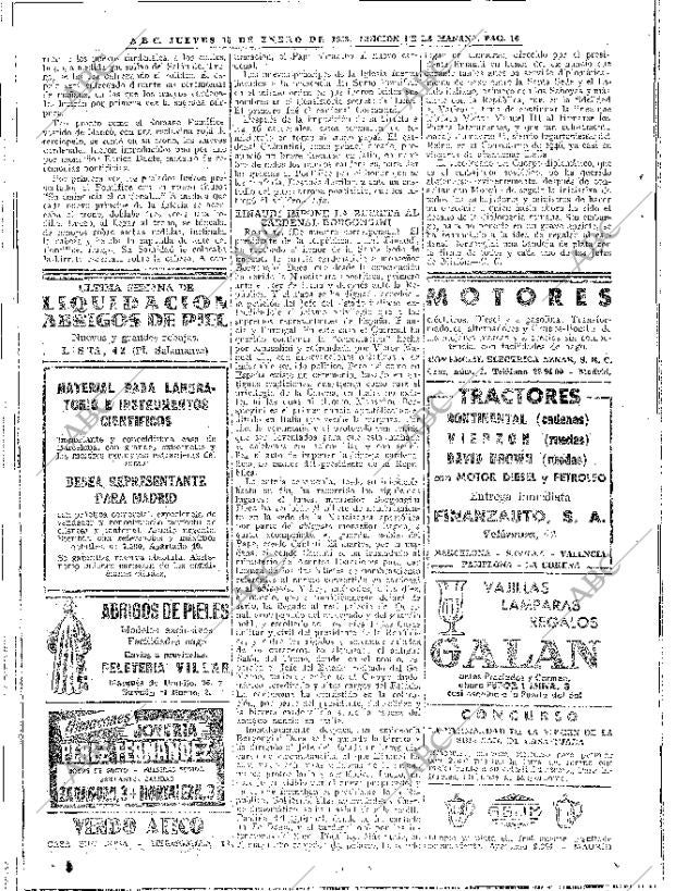 ABC MADRID 15-01-1953 página 16