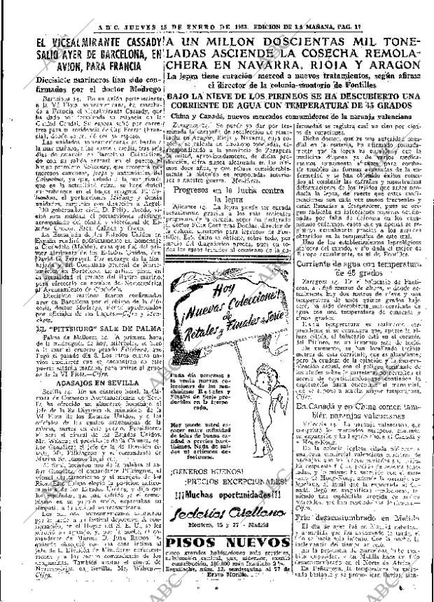 ABC MADRID 15-01-1953 página 17
