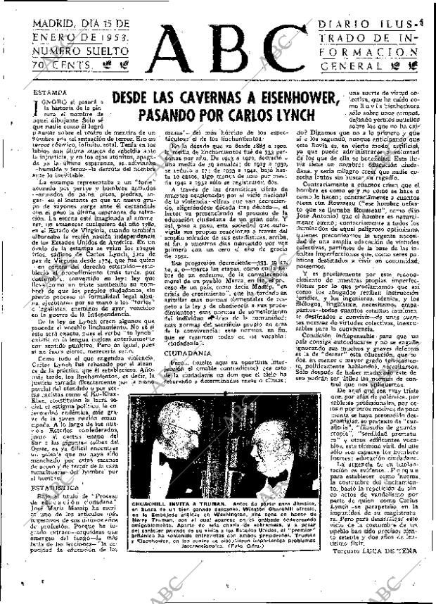 ABC MADRID 15-01-1953 página 3