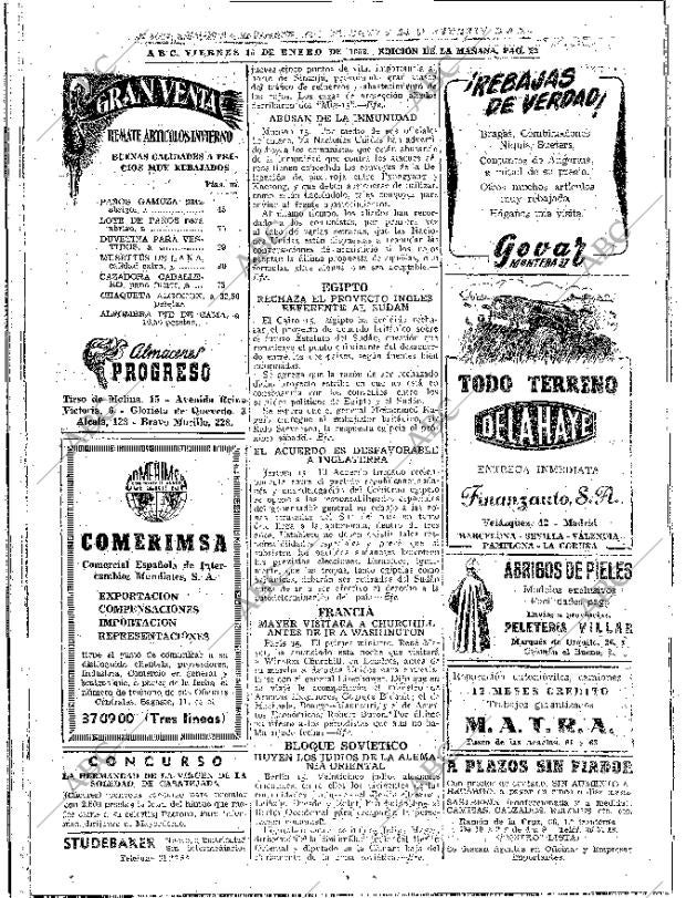 ABC MADRID 16-01-1953 página 22