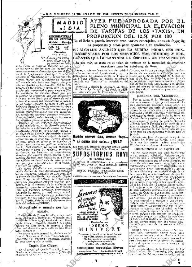 ABC MADRID 16-01-1953 página 27