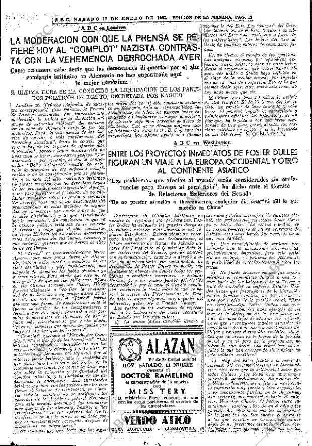 ABC MADRID 17-01-1953 página 11