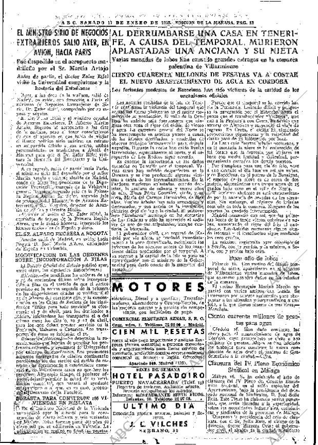 ABC MADRID 17-01-1953 página 15