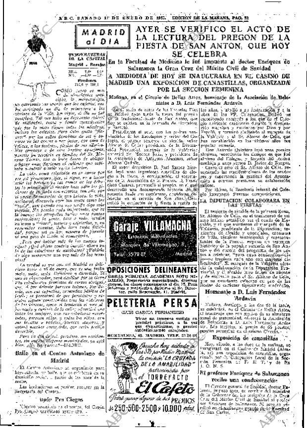 ABC MADRID 17-01-1953 página 21
