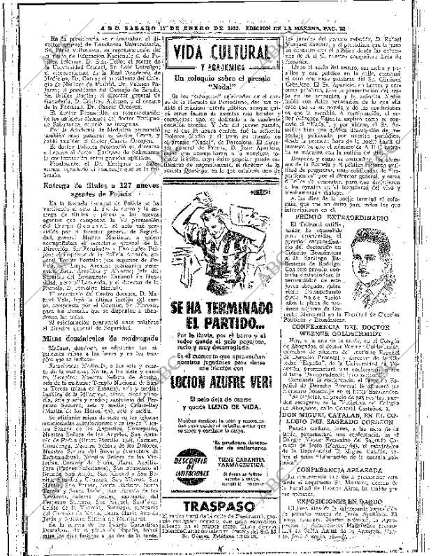 ABC MADRID 17-01-1953 página 22