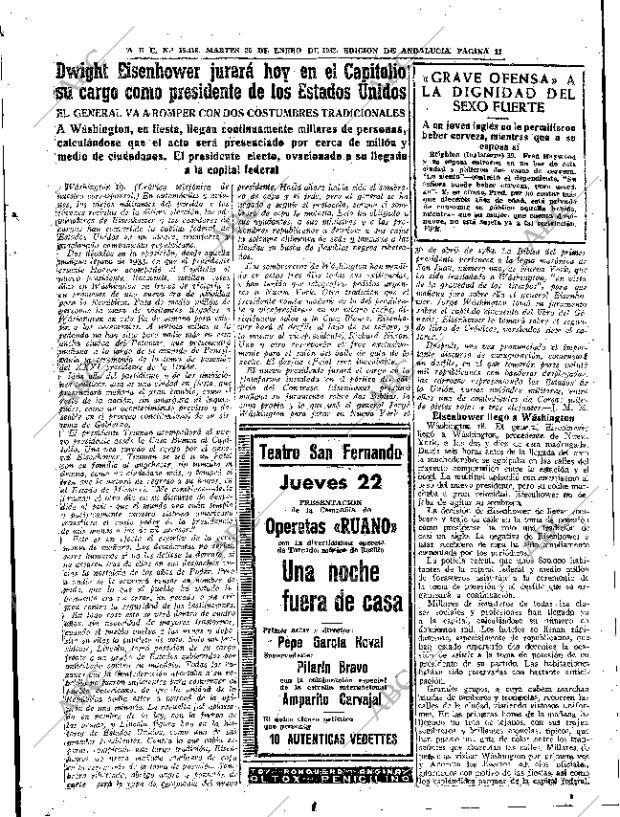 ABC SEVILLA 20-01-1953 página 11