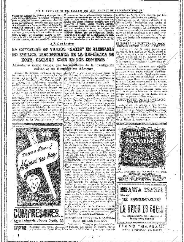 ABC MADRID 22-01-1953 página 16