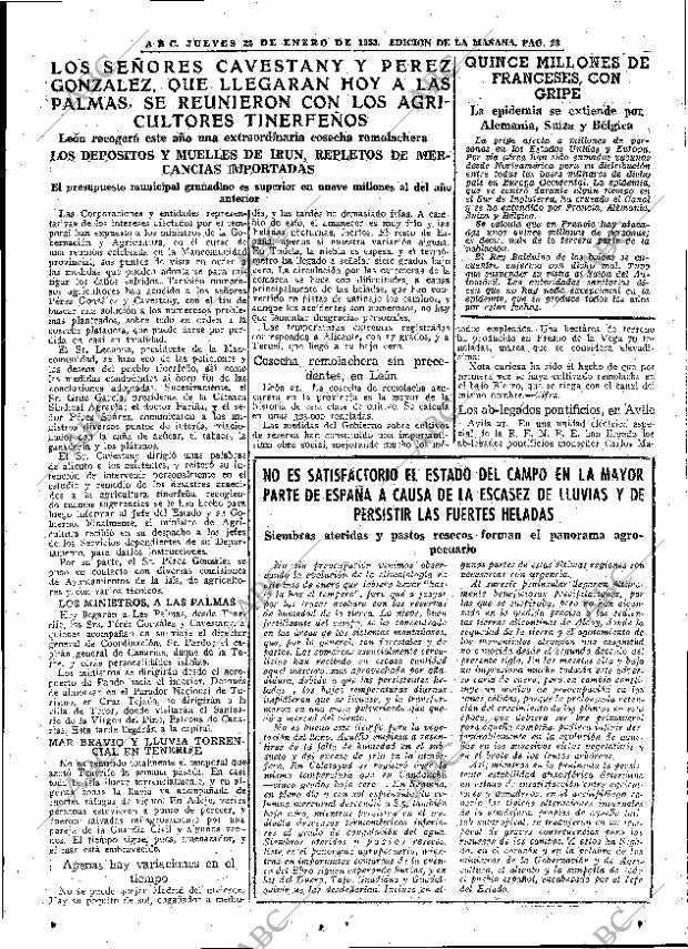 ABC MADRID 22-01-1953 página 19