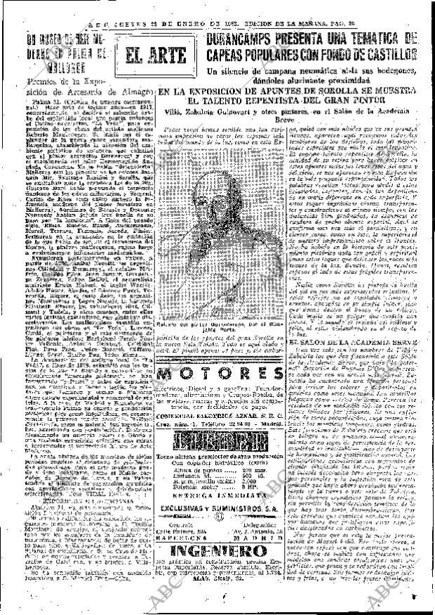 ABC MADRID 22-01-1953 página 21