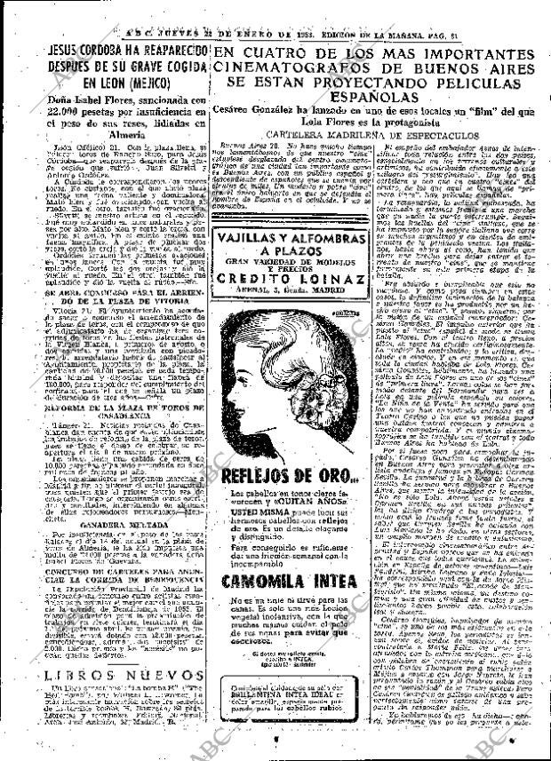 ABC MADRID 22-01-1953 página 27