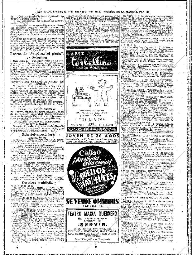ABC MADRID 22-01-1953 página 28