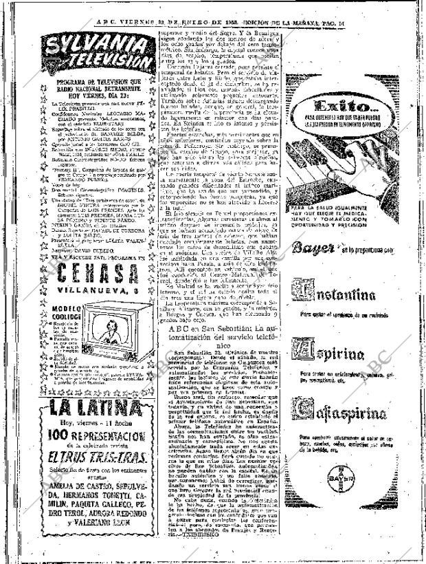 ABC MADRID 23-01-1953 página 14