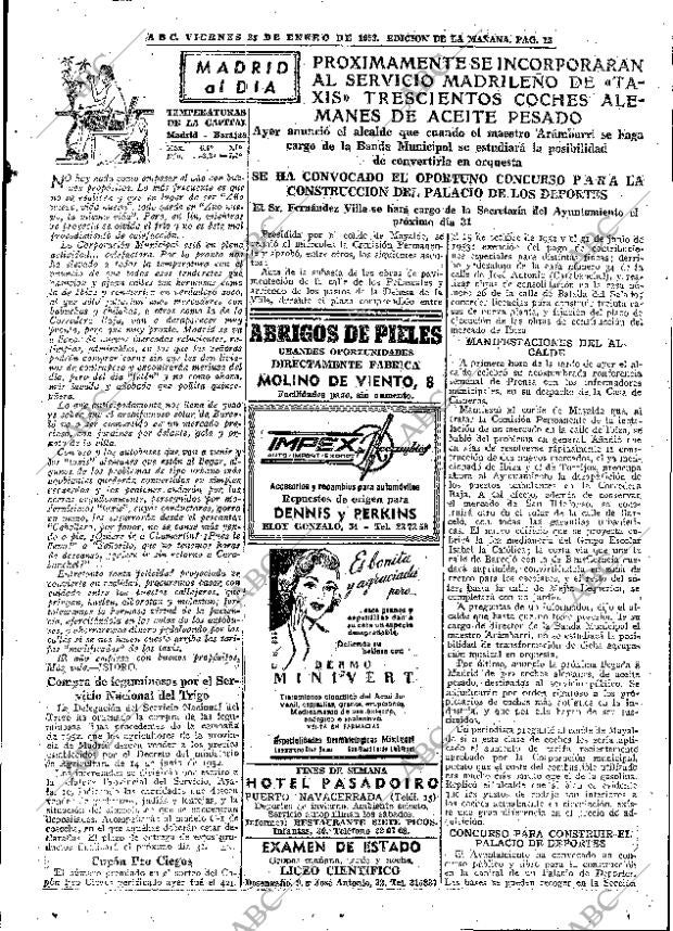 ABC MADRID 23-01-1953 página 15