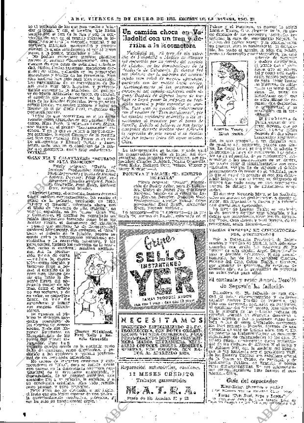 ABC MADRID 23-01-1953 página 23