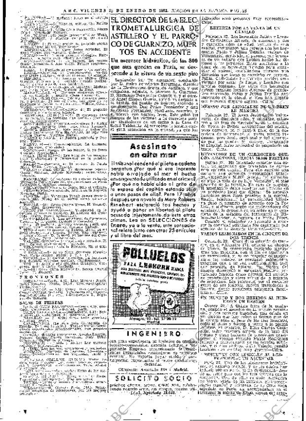 ABC MADRID 23-01-1953 página 25