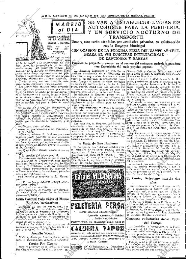 ABC MADRID 24-01-1953 página 25