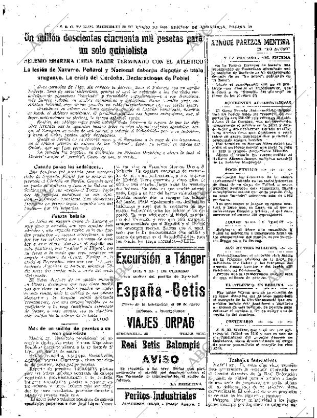 ABC SEVILLA 28-01-1953 página 19