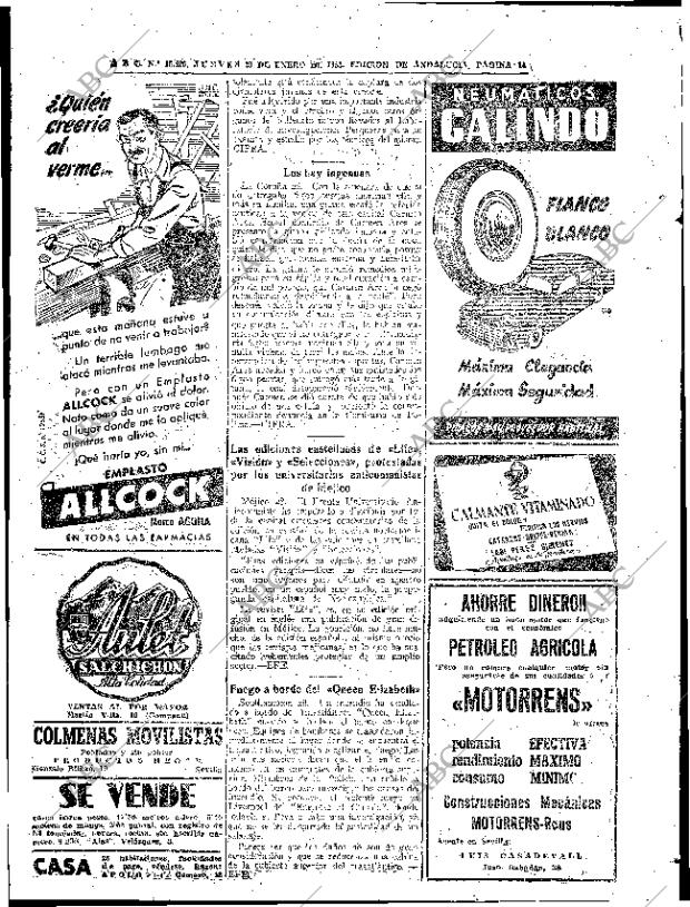 ABC SEVILLA 29-01-1953 página 12