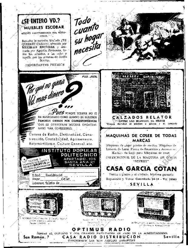 ABC SEVILLA 29-01-1953 página 22