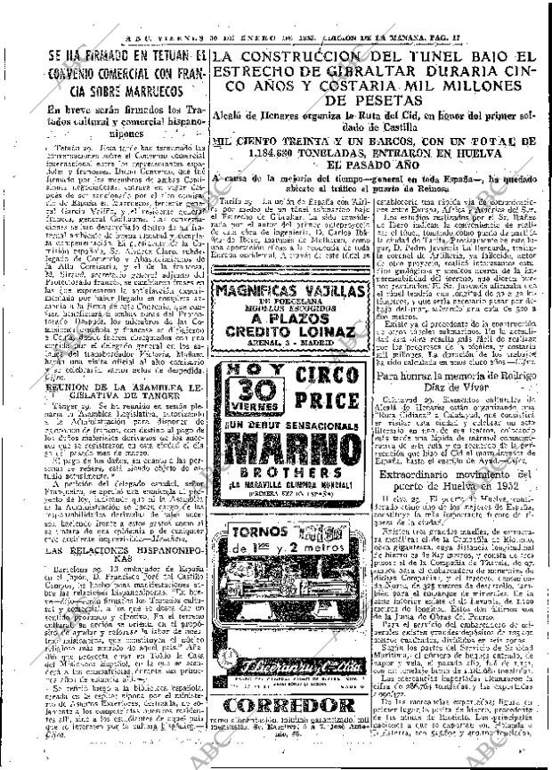 ABC MADRID 30-01-1953 página 17