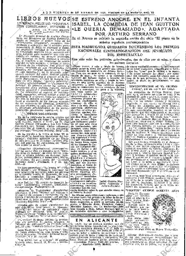ABC MADRID 30-01-1953 página 23