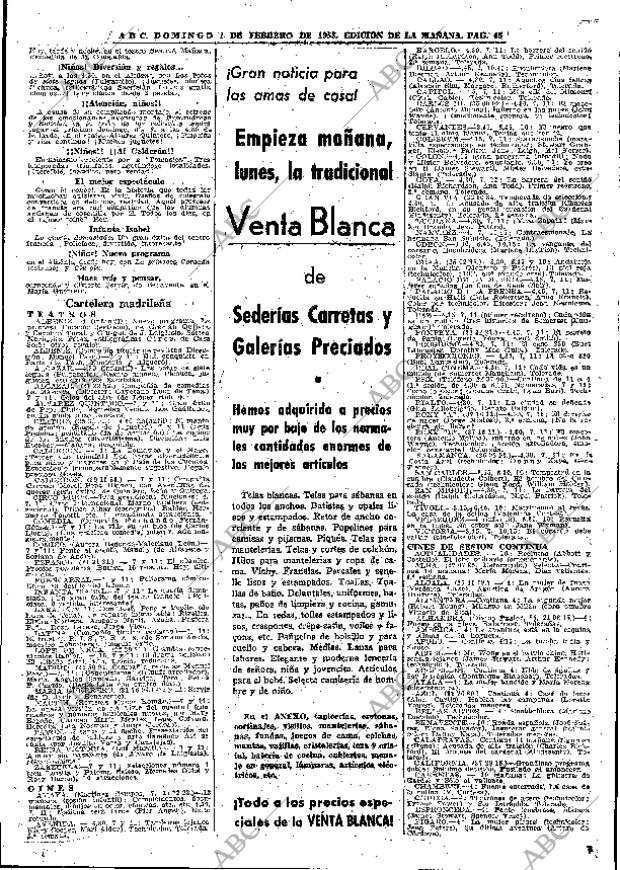 ABC MADRID 01-02-1953 página 45