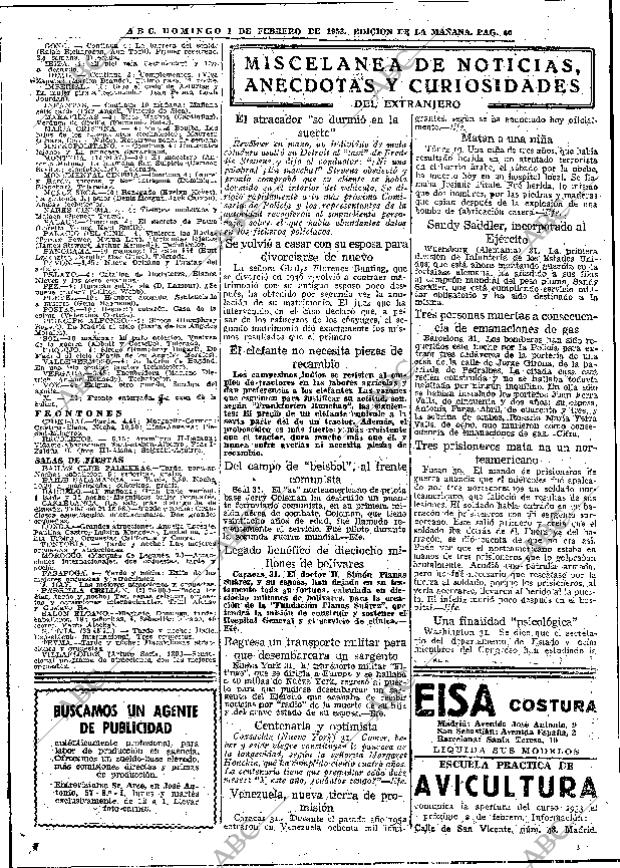 ABC MADRID 01-02-1953 página 46