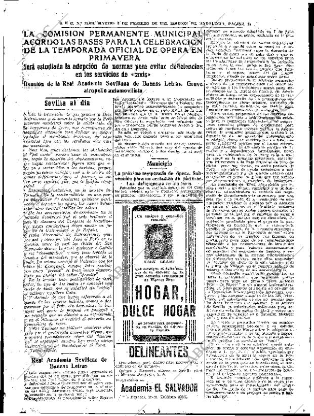 ABC SEVILLA 03-02-1953 página 15