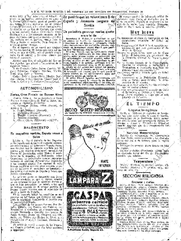 ABC SEVILLA 03-02-1953 página 23