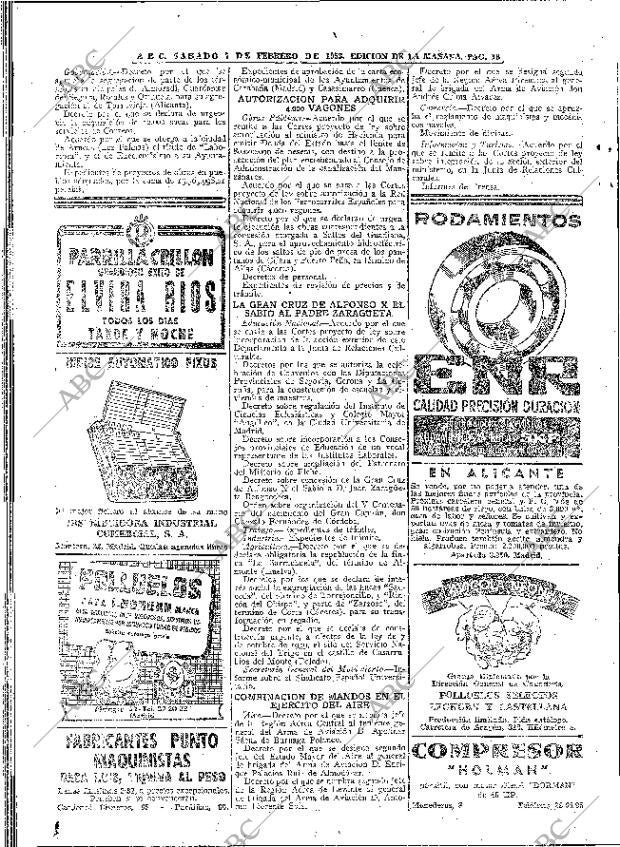 ABC MADRID 07-02-1953 página 18
