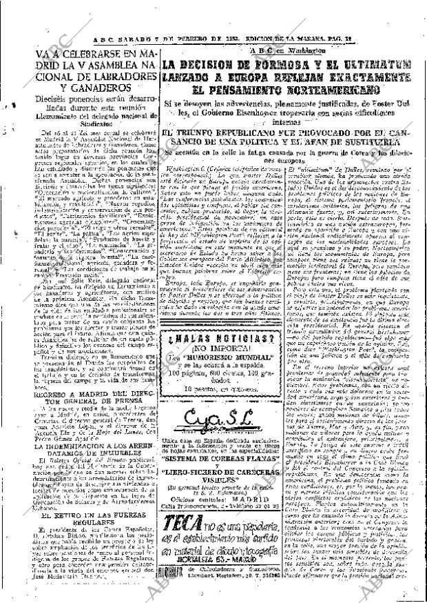 ABC MADRID 07-02-1953 página 19