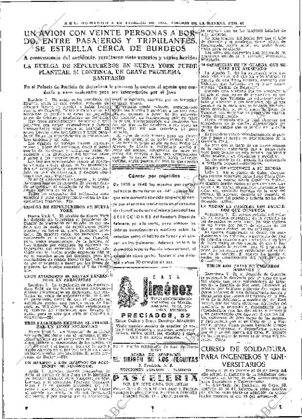 ABC MADRID 08-02-1953 página 40
