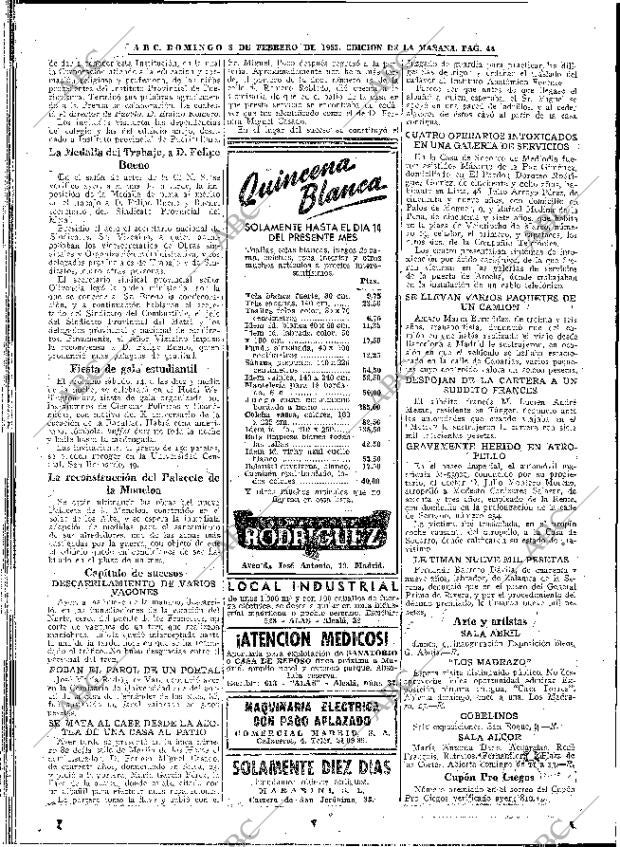 ABC MADRID 08-02-1953 página 42